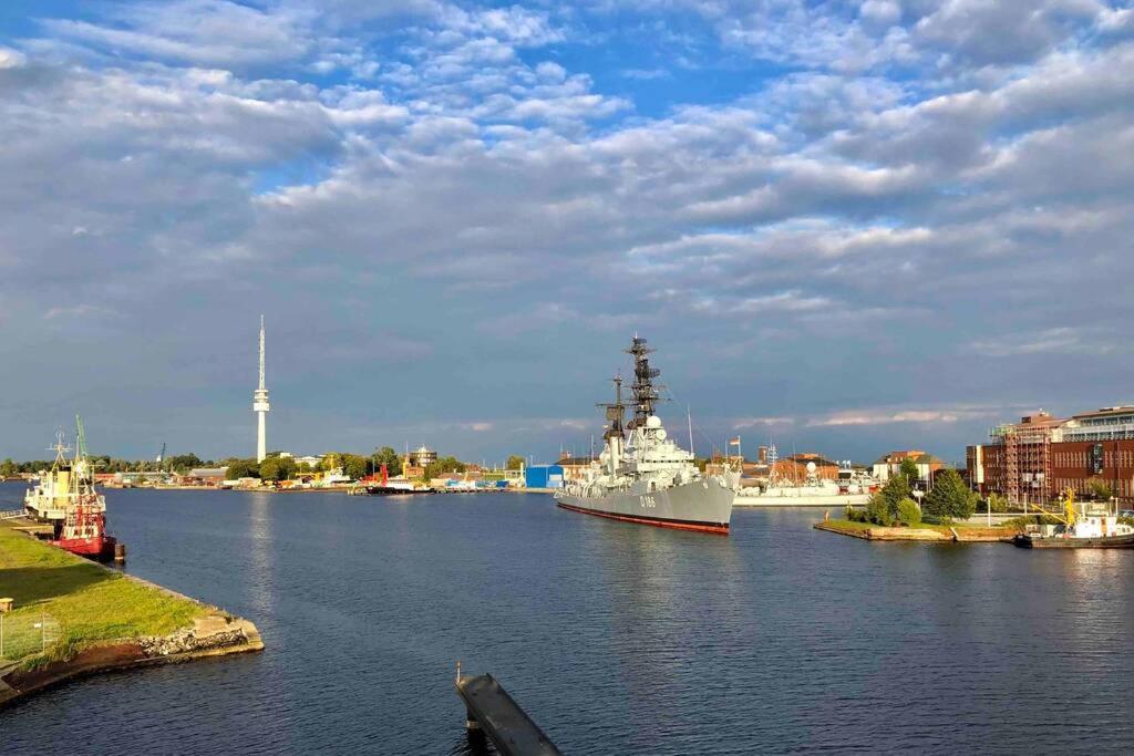 Wilhelms Havenkoje - Gemuetliches Innenstadtappartment Wilhelmshaven Eksteriør billede