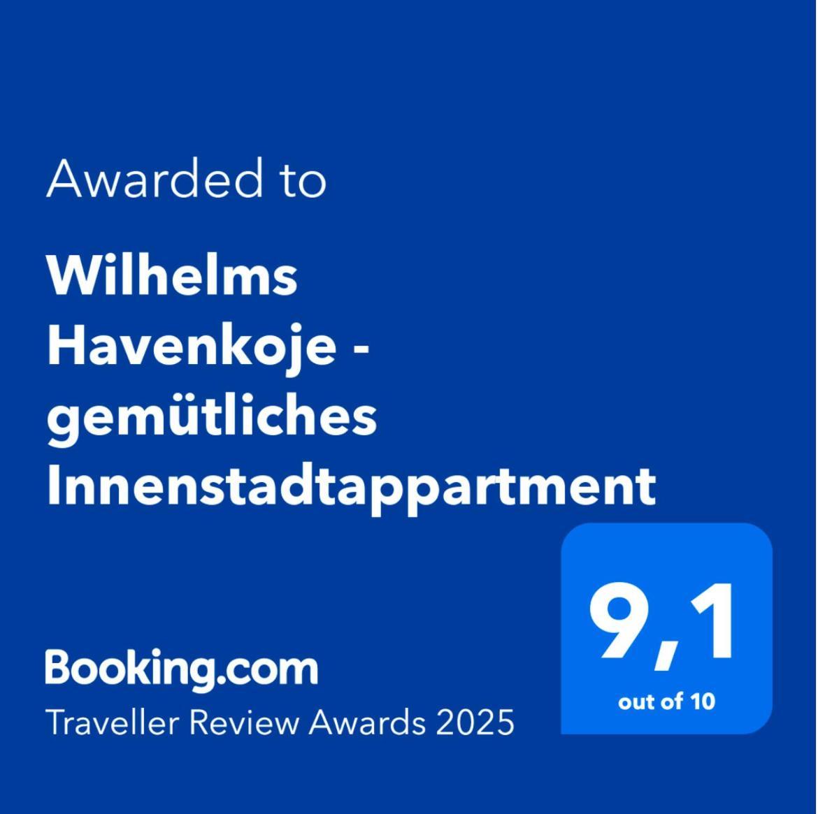 Wilhelms Havenkoje - Gemuetliches Innenstadtappartment Wilhelmshaven Eksteriør billede